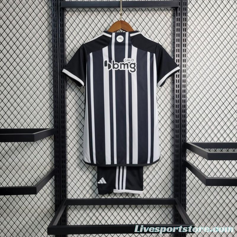 23-24 Kids Atletico Mineiro Home Size 16-28 Soccer Jersey