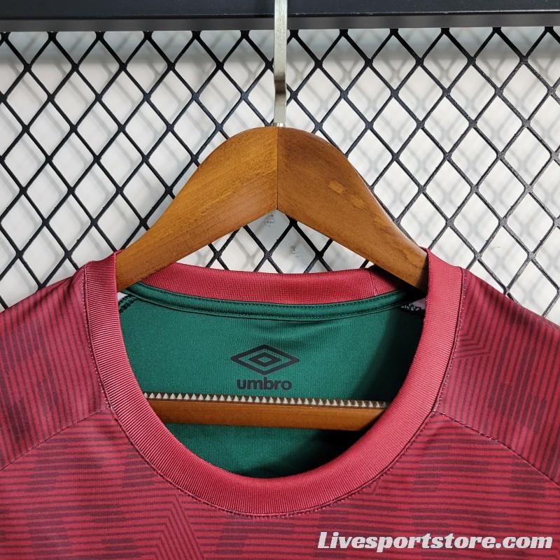 23-24 Fluminense Celestial Training Jersey Green+Red