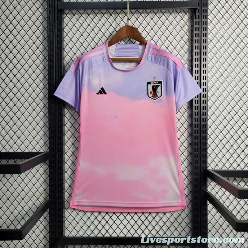 2023 Women Japan Away Pink Jersey