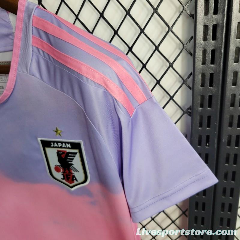 2023 Women Japan Away Pink Jersey