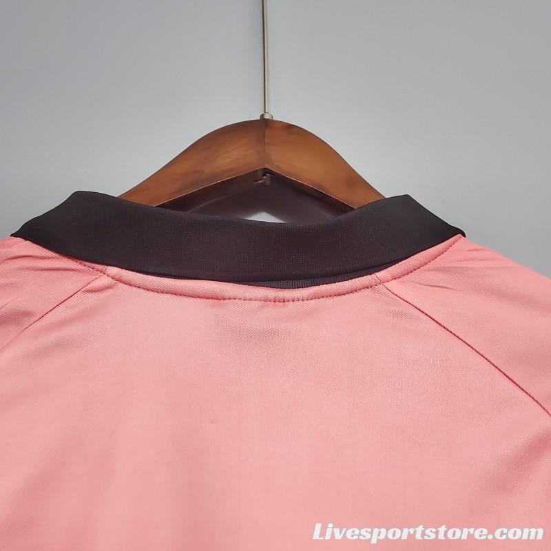 Retro 97/98 Juventus Away Pink Long Sleeve Jersey