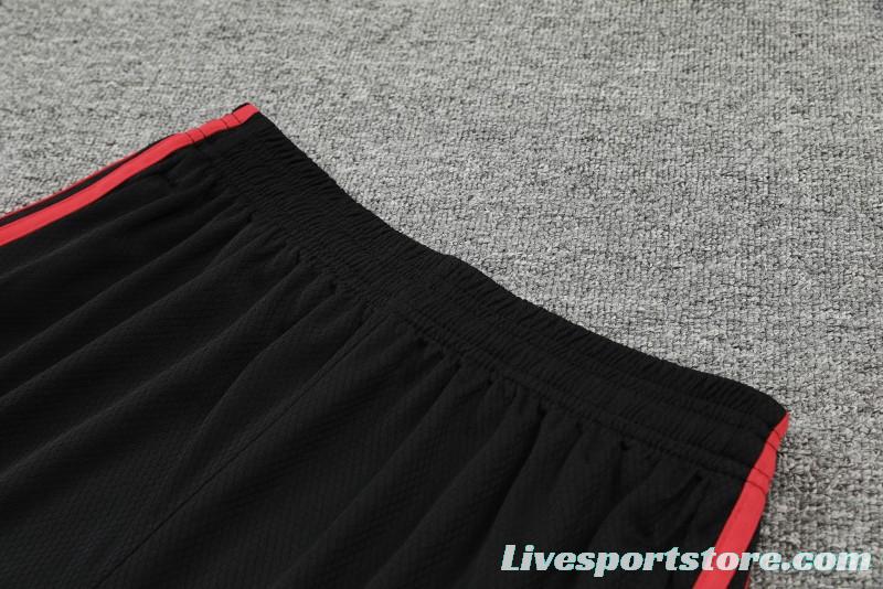 23-24 Bayern Munich White Black Short Sleeve+Shorts