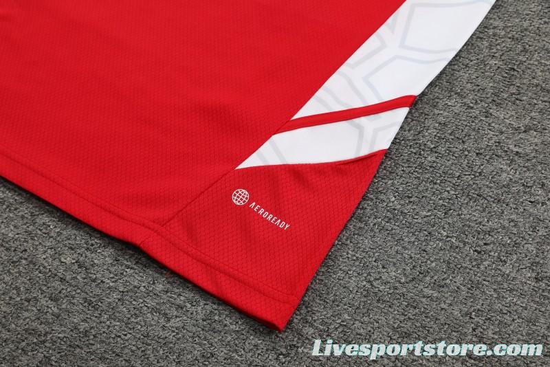 23-24 Bayern Munich Red White Short Sleeve+Shorts