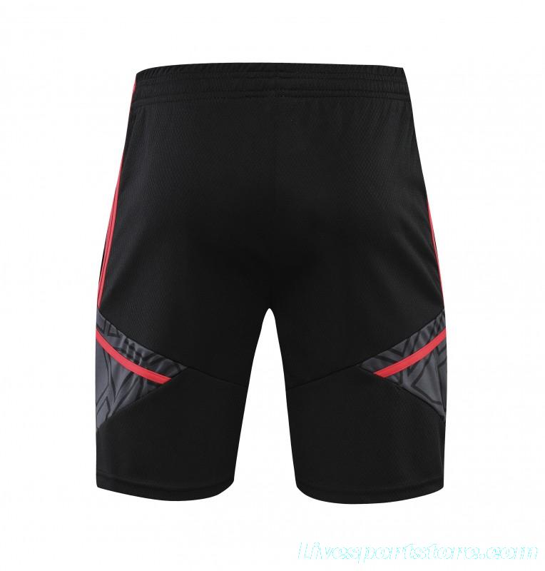 23-24 Bayern Munich Black Red Short Sleeve+Shorts