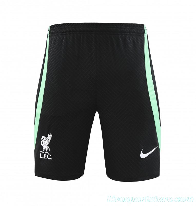 23-24 Liverpool Black Vest Jersey+Shorts