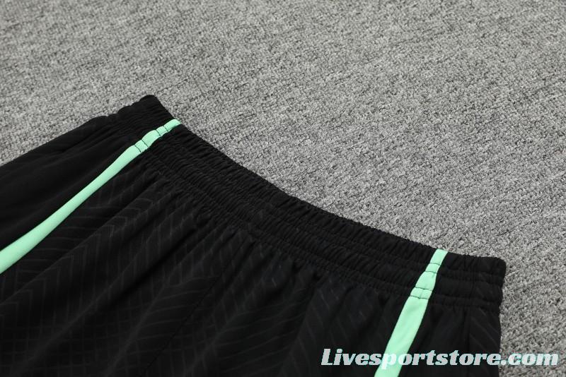 23-24 Liverpool Black Vest Jersey+Shorts