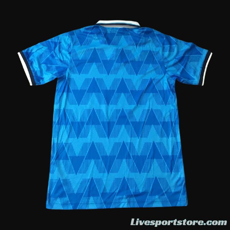 Retro 89/90 Lazio Home Blue Jersey