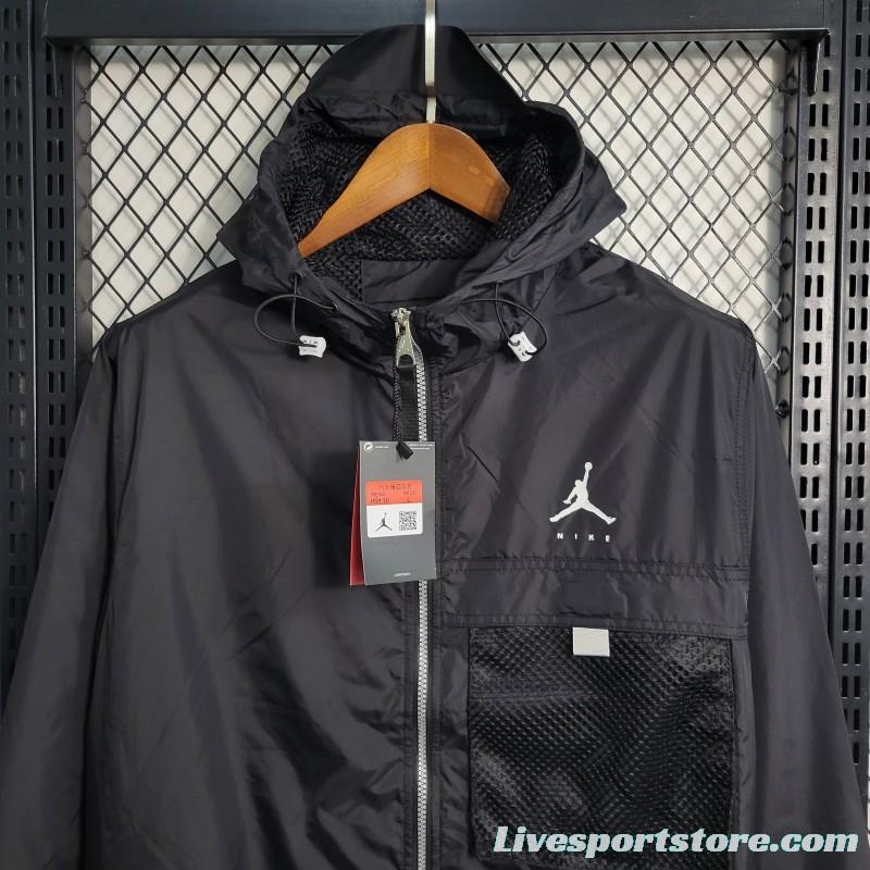 2023 Nike Jordan Black Windbreaker