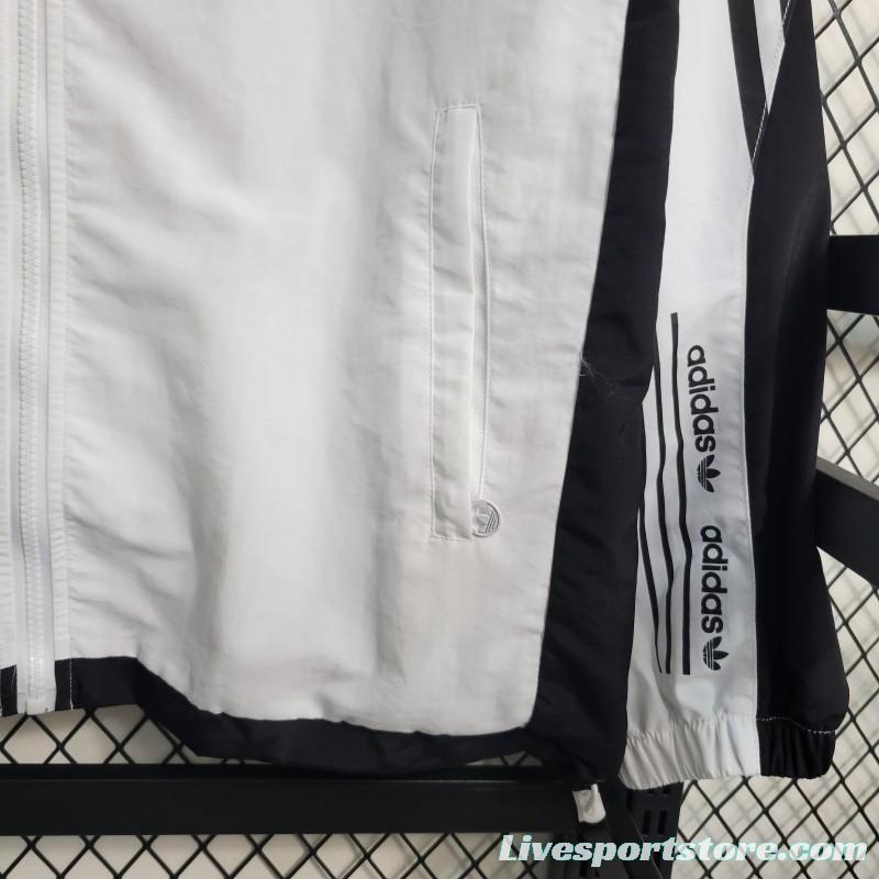 2023 Adidas Originals White Windbreaker