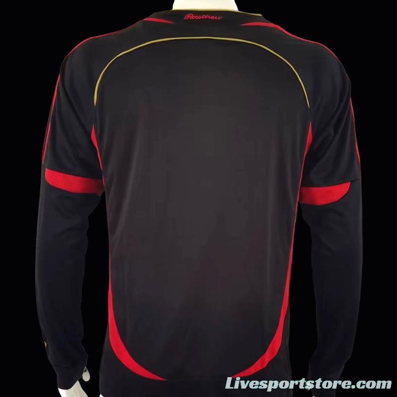 Retro 06/07 AC Milan Third Black Long Sleeve Jersey