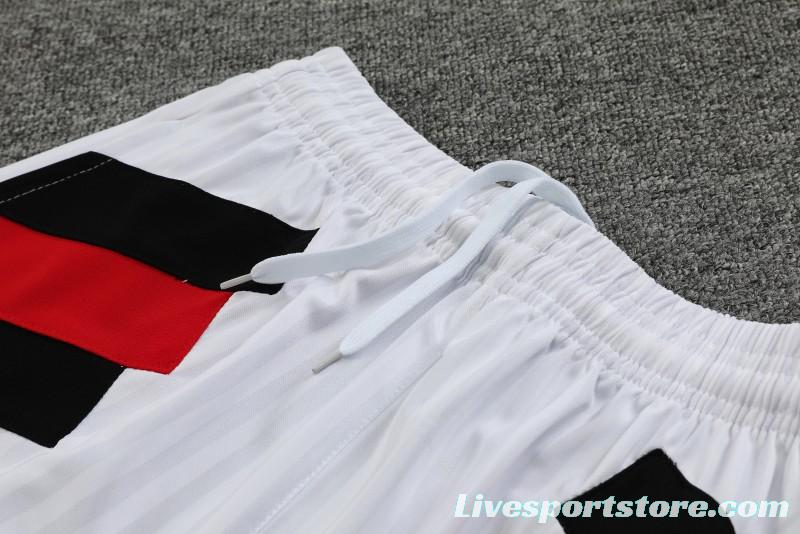 23-24 Flamengo White Remake Icon White Short Sleeve Jersey+Shorts