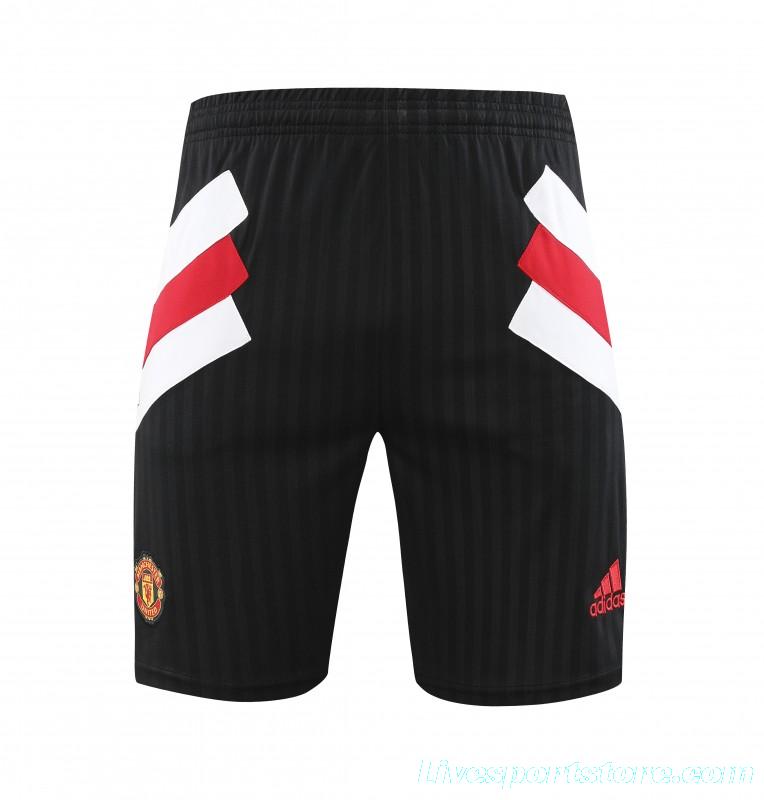 23-24 Manchester United Black Remake Icon Vest Jersey+Shorts