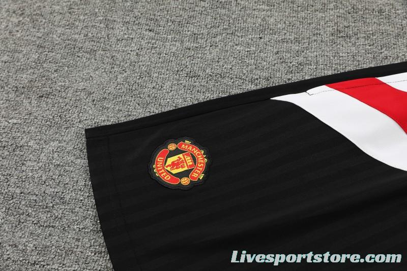 23-24 Manchester United Black Remake Icon Short Sleeve Jersey+Shorts