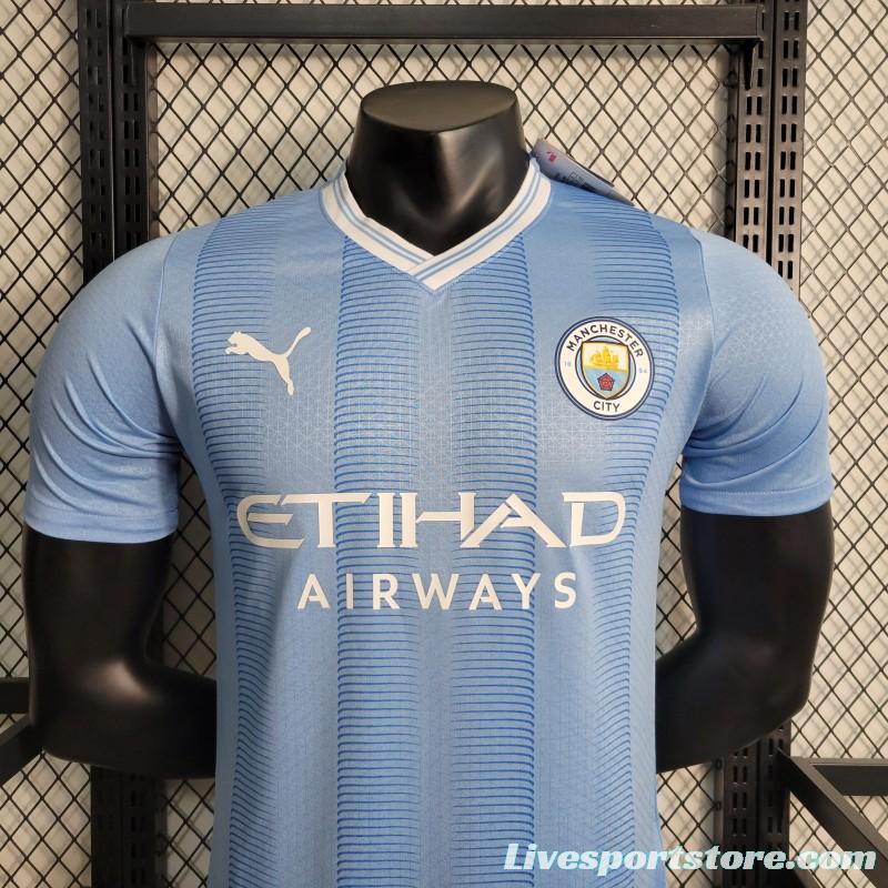 Player Version 23-24 Manchester City Home Jersey