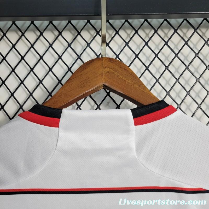 23-24 Flamengo White Away Vest Jersey