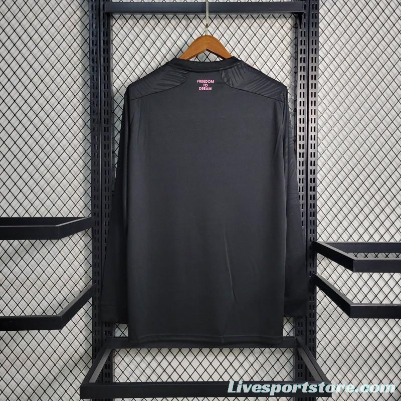 23/24 Inter Miami Away Long Sleeve Black Jersey