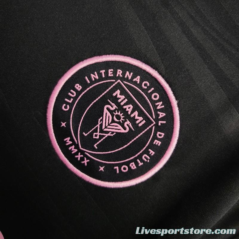 23-24 Women Inter Miami Away Black Jersey