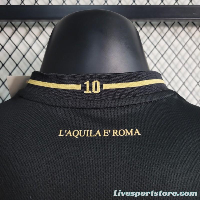 Player Version 23-24 Lazio Black 10th Anniversary Edition Jersey