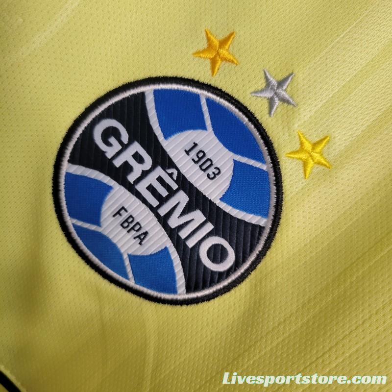 23-24 Gremio Yellow Goalkeeper Jersey