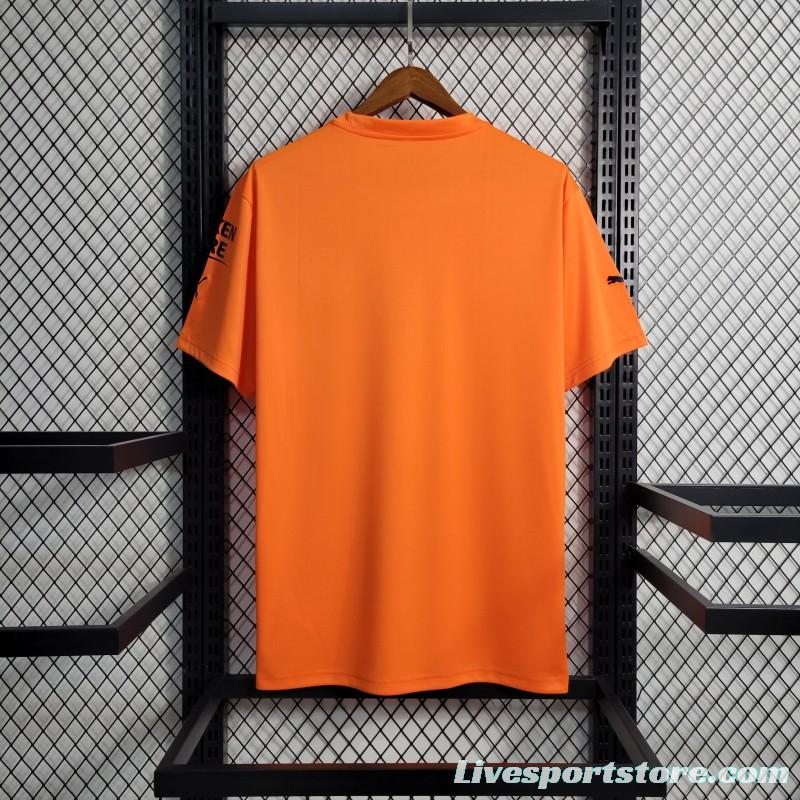 22-23 Manchester City Orange Goalkeeper Jersey