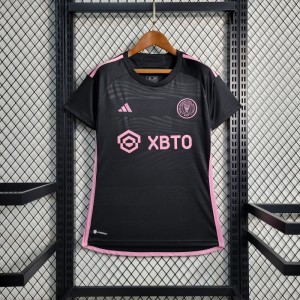 23-24 Women Inter Miami Away Black Jersey