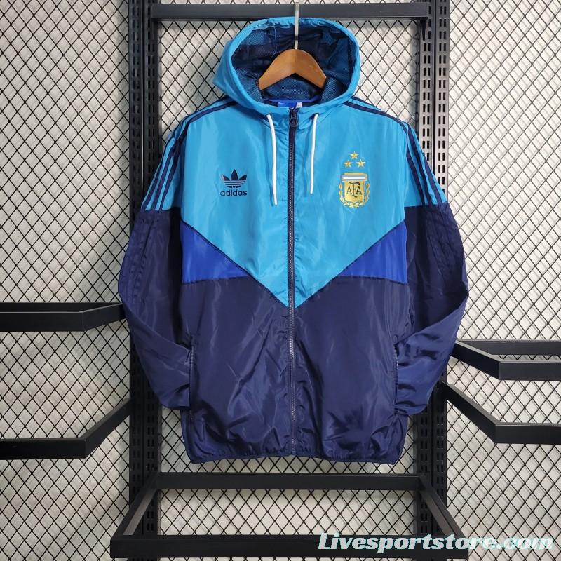 2023 Argentina Navy Blue Windbreaker