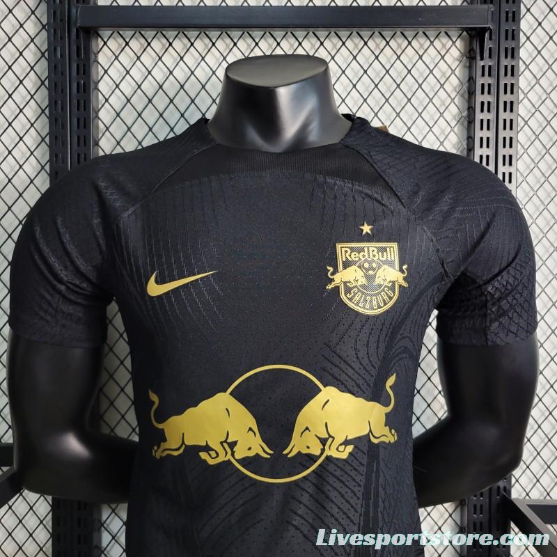 Player Version 23-24 Salzburg Red Bull Black Championship Special Edition Jersey