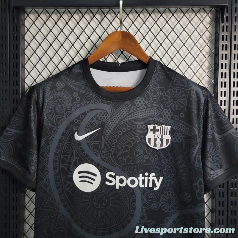 23/24 Barcelona Blackout Black Jersey