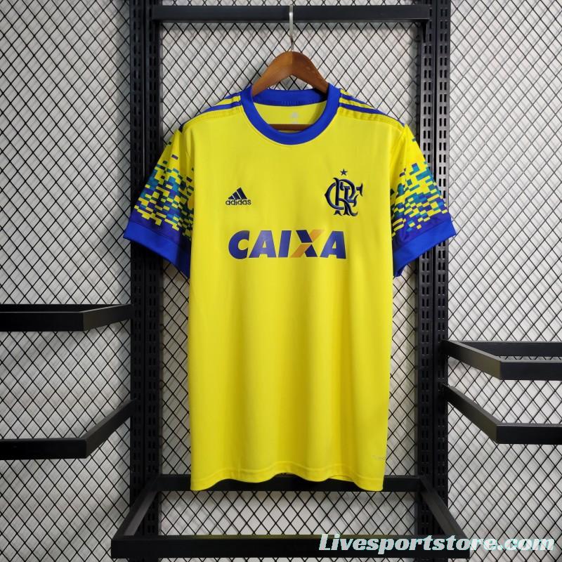 Retro 17-18 Flamengo Third Yellow Jersey