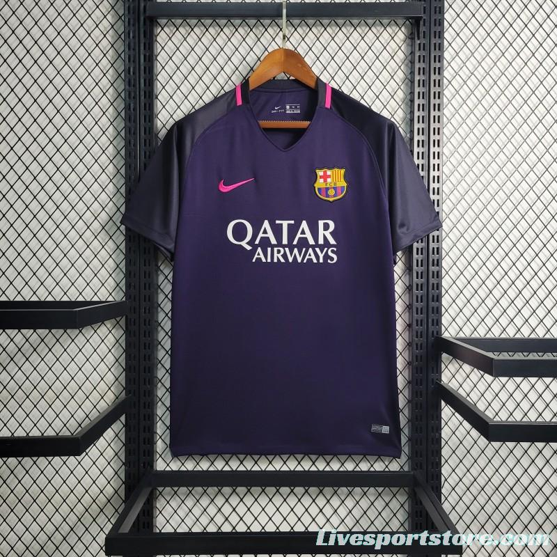 Retro 16-17 Barcelona Away Purple Jersey