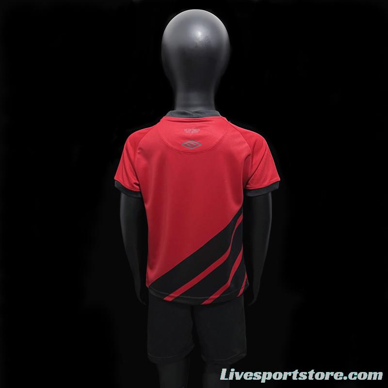 Kids 23/24 Athletico Paranaense Home Jersey