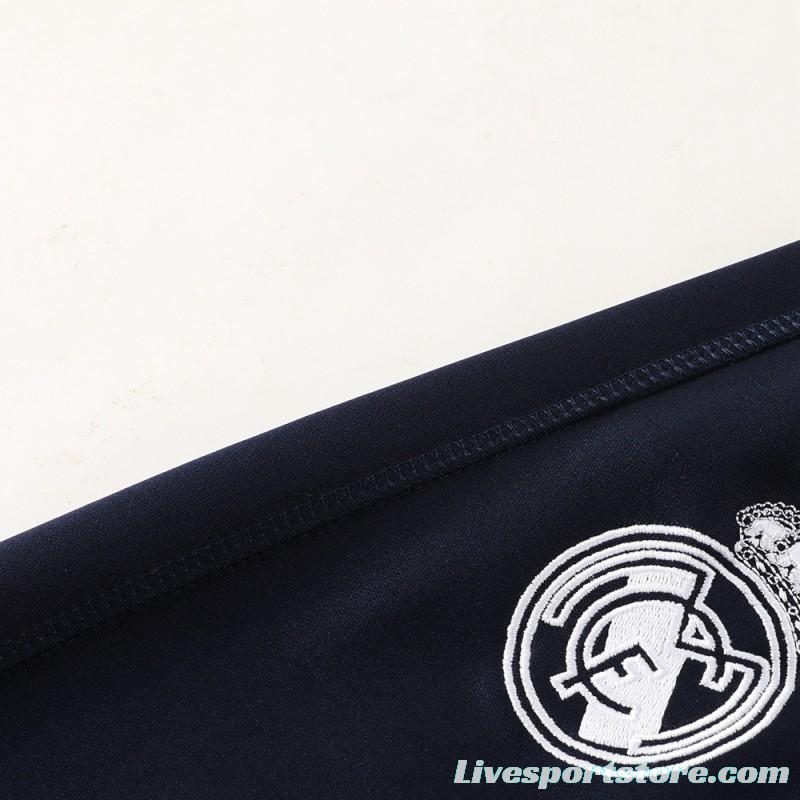 23/24 Real Madrid White/Navy Full Zipper +Pants