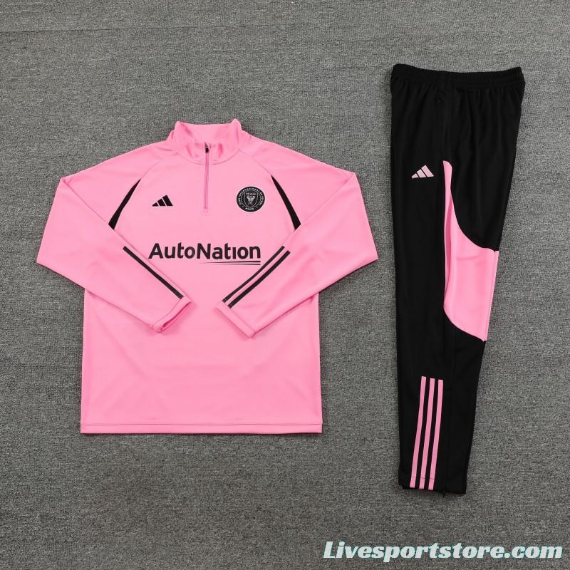 23/24 Inter Miami Pink Half Zipper Jacket+Pants