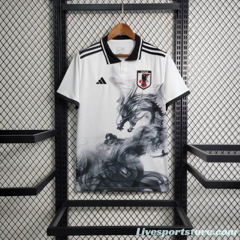 2023 Japan White Ink Painting Dragon Special Jersey