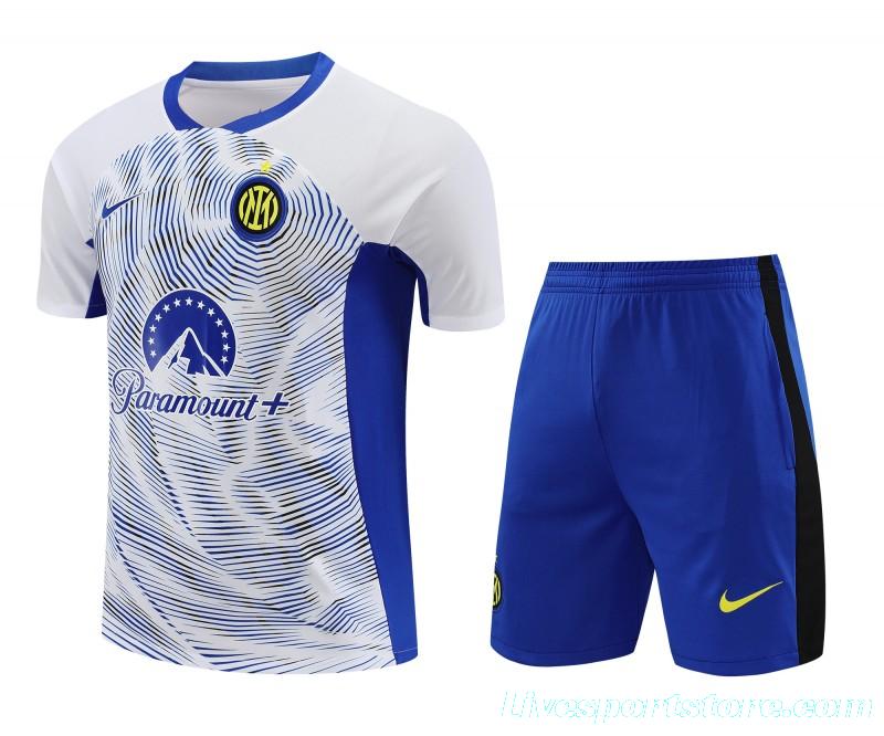 24/25 Inter Milan White Short Sleeve Jeresy+Shorts