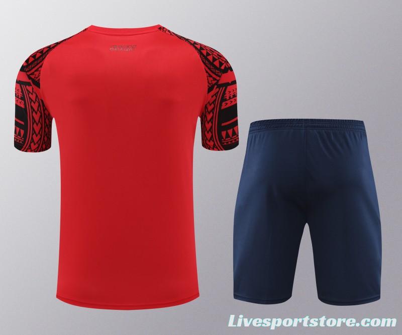 23/24 Napoli Red Short Sleeve Jeresy+Shorts