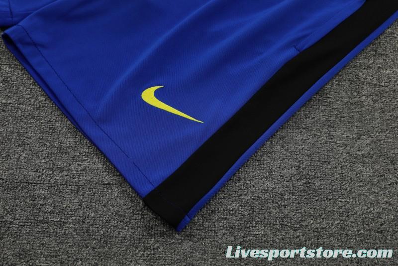 23/24 Inter Milan Blue Vest Jeresy+Shorts