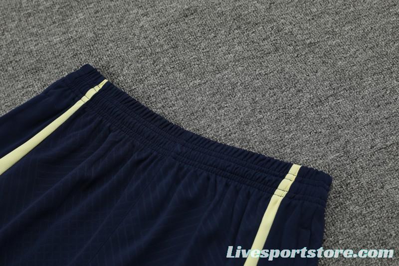 24/25 Club America Navy Vest Short Sleeve Jeresy+Shorts