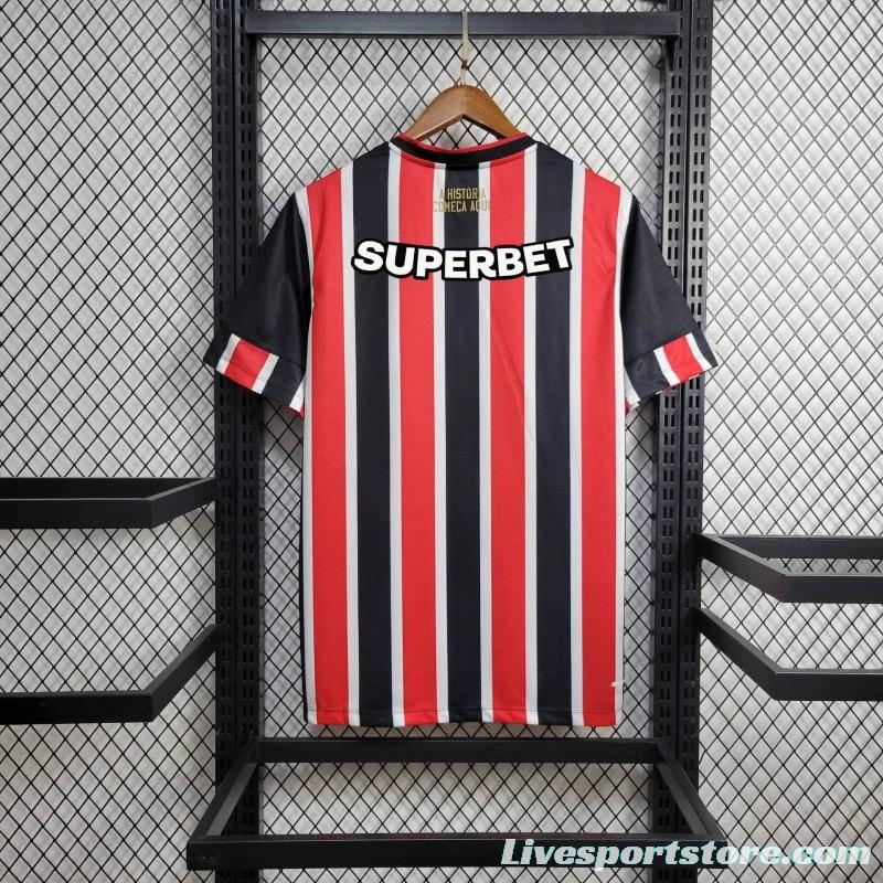 24/25 Sao Paulo Away Jersey + With Patch