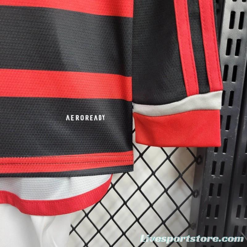 24/25 Kids Flamengo Home Long Sleeves Jersey