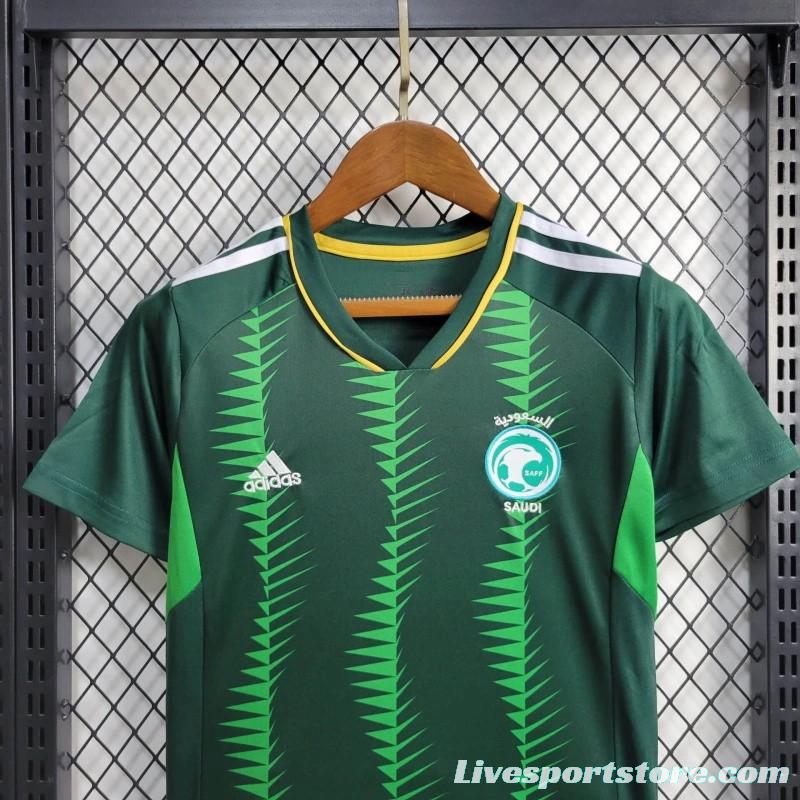 2024 Kids Saudi Arabia Home Jersey