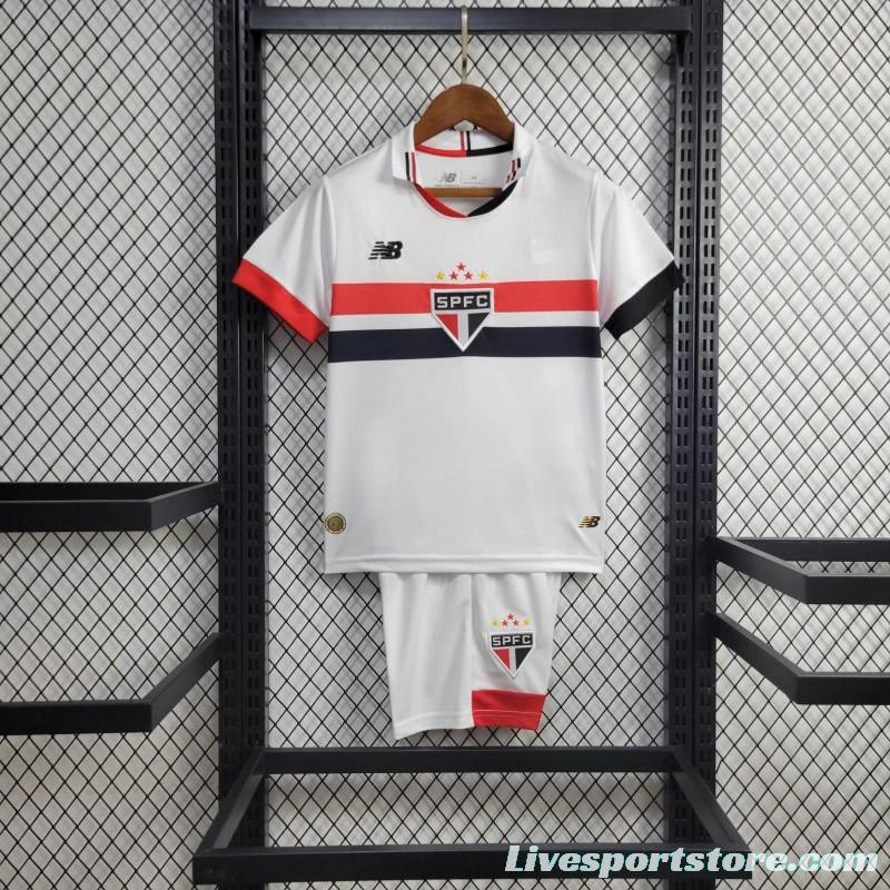 24/25 Kids Sao Paulo Home Jersey