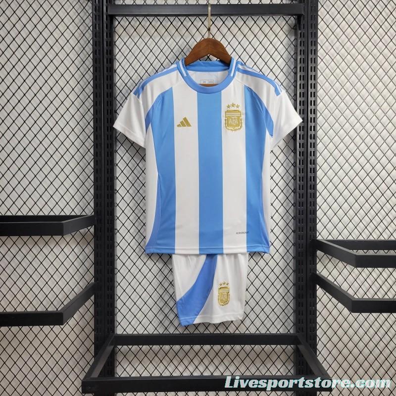 2024 Kids Argentina Home Jersey