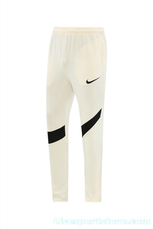 2024 Nike Light Yellow/Black Half Zipper Jacket+Pants