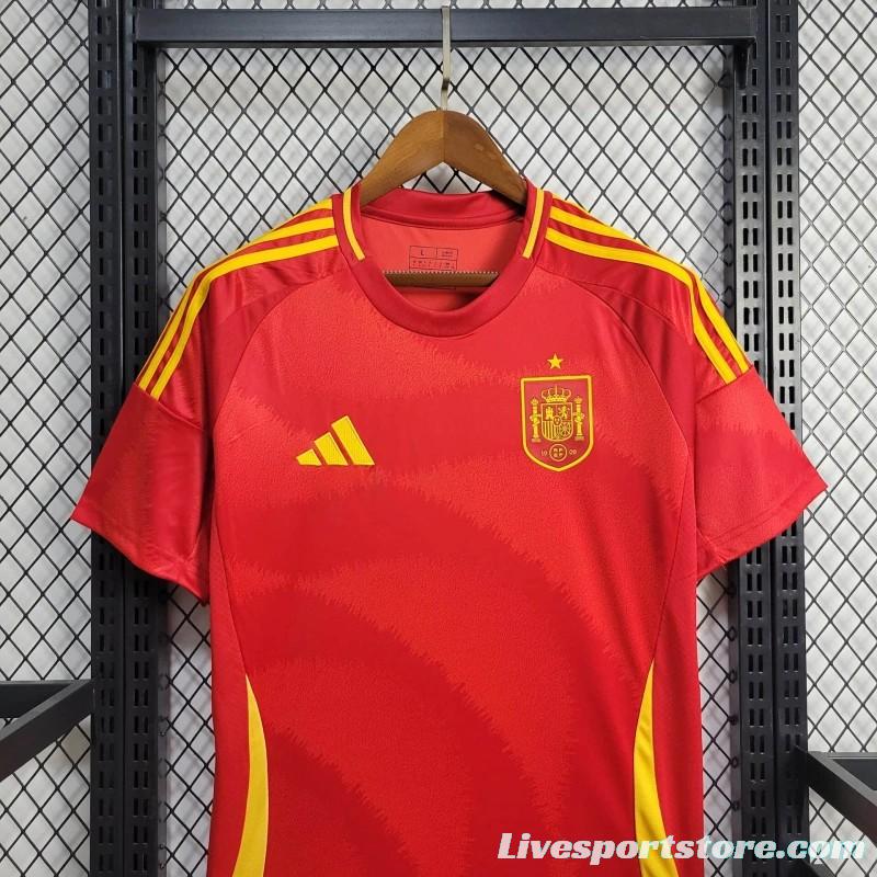 2024 Spain Home Jersey