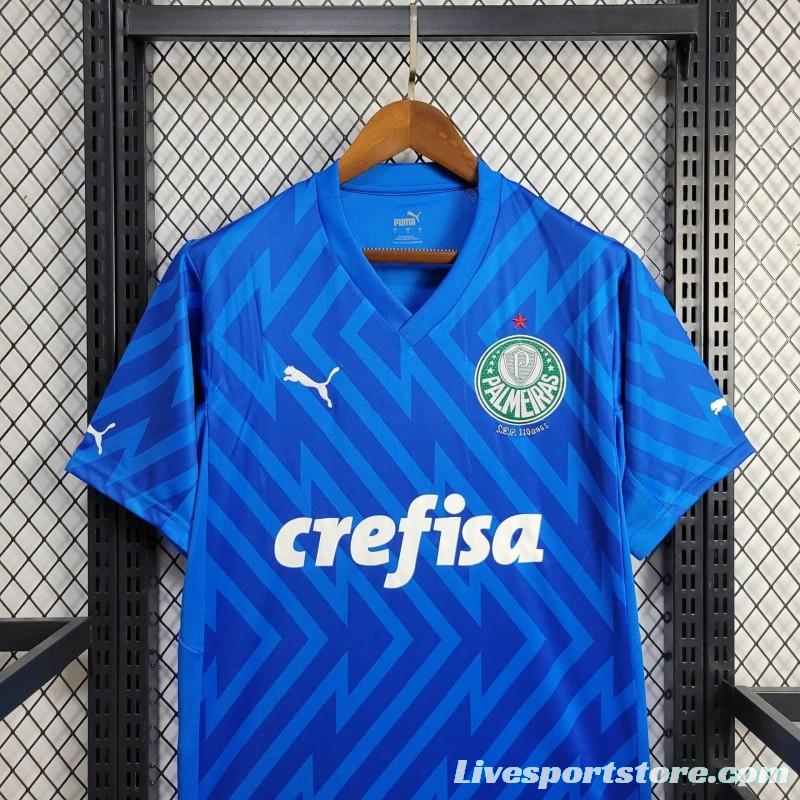 24/25 Palmeiras Goalkeeper Blue Jersey