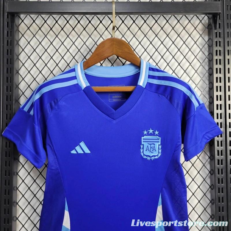 2024 Women Argentina Away Blue Jersey