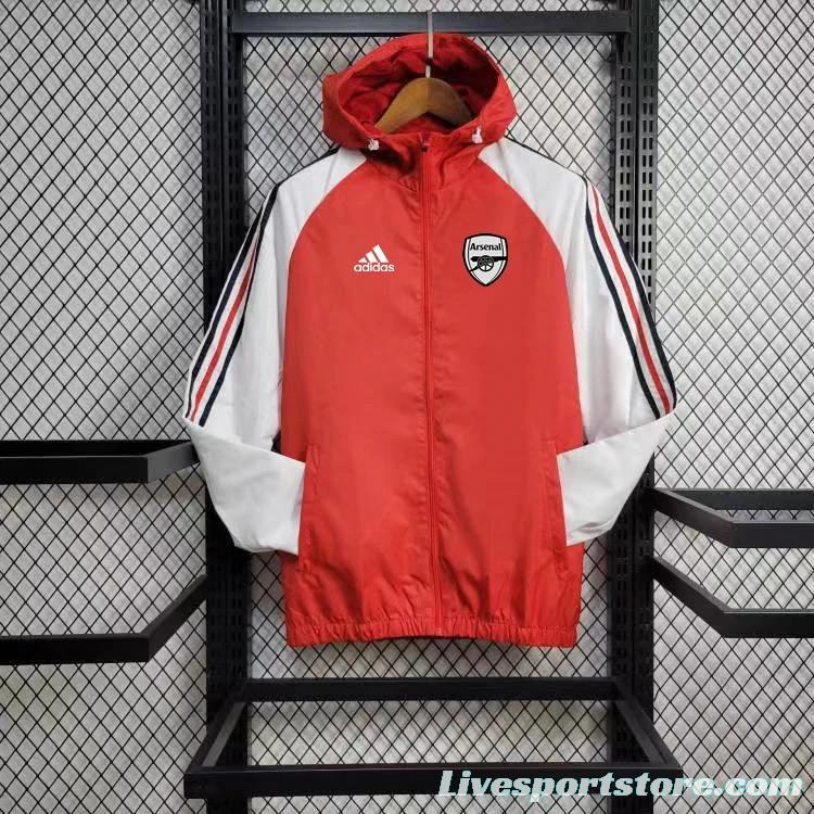 24/25 Arsenal Red Windbreaker