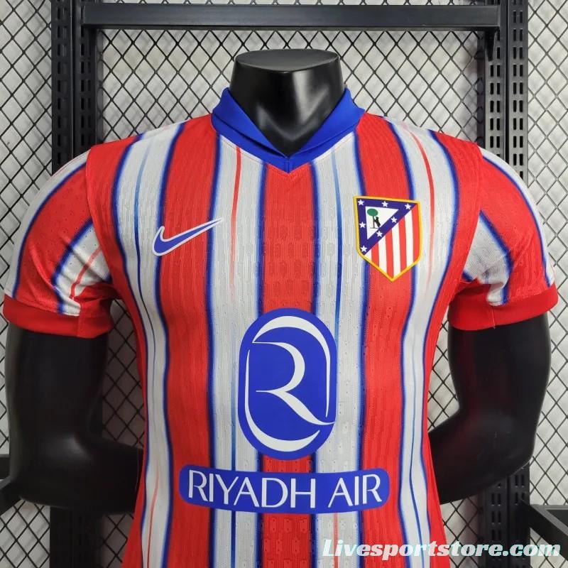 Player Version 24/25 Atletico Madrid Home Jersey