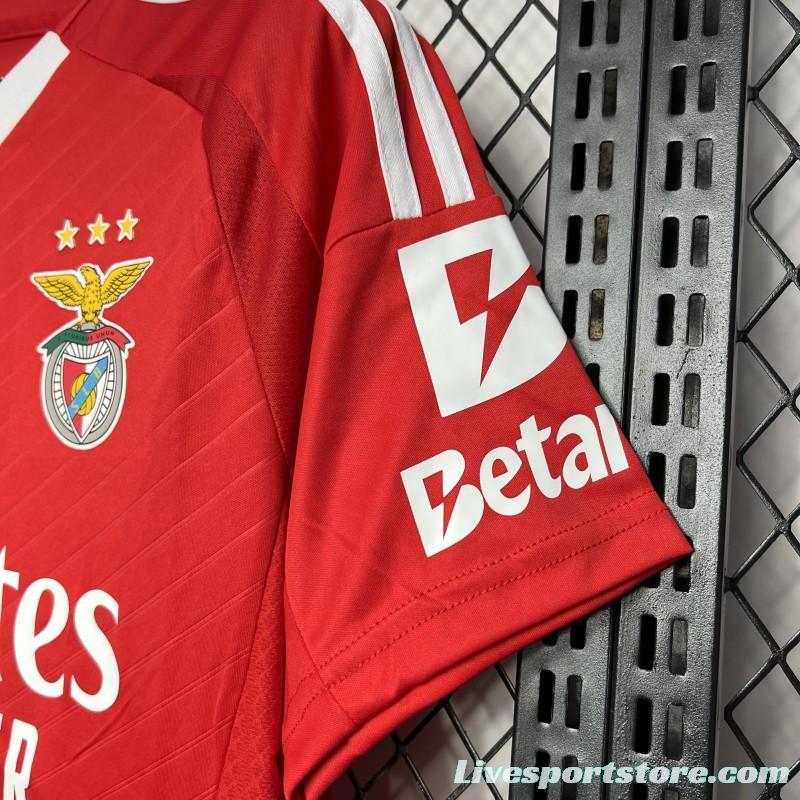 24/25 Benfica Home Jersey